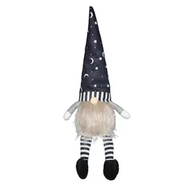 Decorazione per feste gamba lunga halloween bambola gnome ornamenti carini cartone animato nano elfo decorazioni per la casa decorazioni desktop