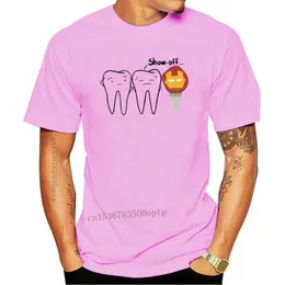 Men's T-Shirts T Shirts Show-off Tooth Novelty Short Sleeve Dental Implant Dentist Dentistry Tees O Neck Tops Pure Cotton 4X 5X T-Shi