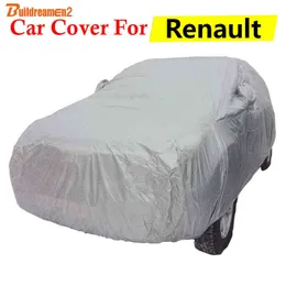 BuildReamen2 غطاء السيارة Auto Anti UV Sun Rain Snow Scratch Resportant For Renault Avantime Captur Clio Latitude Talisman H220425