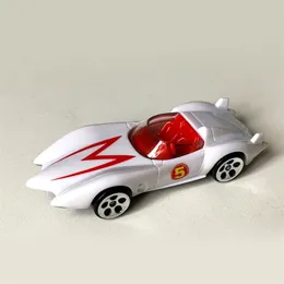 1/64 Scale Sports Car Speed Wheels Racer MACH 5 GO Diecast Model Ca Pressofuso in lega Toy Collectibles Regali 220608