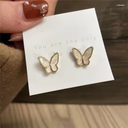 Stud Female Vintage Cute Animal Butterfly Earrings For Women Lovely Fashion Earringa Jewelry Stainless Steel EarringsStud Odet22 Farl22