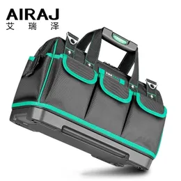 Airaj Tool Bagポータブル電気技師の多機能修理設置キャンバス大厚い作業ポケットY200324