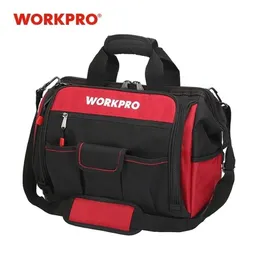 WorkPro 16 "Otwarta torba do przechowywania narzędzi wielofunkcyjni, wytrzymałymi mężczyznami Crossbody For S Y200324