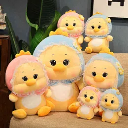 Pc Cm Kawaii Coat Chicken Plush Toy Beautiful Cuddle Animal Pillow Stuffed Soft Birthday Gift For Children Girls J220704