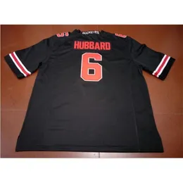 Chen37 Custom Men Youth Women #6 Sam Hubbard Ohio State Buckeyes Football Jersey Size S-5XL eller Custom något namn eller nummer Jersey