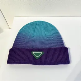 Män modedesigners beanie hatt mössa märke mössor hattar mens vinter stickad mössa för kvinnor brev slipsfärgad triangel höst casquet309h kecbq