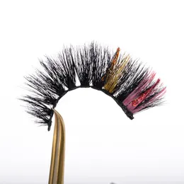 10pairs/lot color 3D Mink False Eyelashes Natural Nature Stage Makeup Lashes requin requin shick