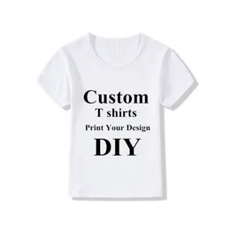 2 16Years Kids Customized Printed Leisure T Shirt Harajuku Boys DIY Your Like P o or T shirt Name Design Custom Girls Top 220614