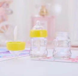 Contenitore per flacone per lucidalabbra a forma di latte per bambini a forma unica Contenitore per flacone per lucidalabbra vuoto in plastica da 6 ml Tubi per rossetto Blam Imballaggio per bottiglie