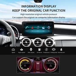 8 Çekirdek 10 25 Araba DVD Oyuncu Android 10 Sistem Dokunmatik Ekran Radyosu Mercedes-Benz A CLA GLA W176 W117 X156 RAM Google BT WIF206B