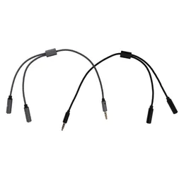 1 mężczyzna do 2 kobiety 3,5 mm Aux Mic y Rozdzielacz kabel słuchawek Adapter Adapter