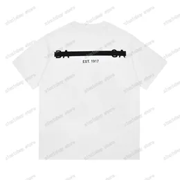 22SS 남성 여성 디자이너 T 셔츠 TEE 1917 라벨 파리 면화 짧은 슬리브 크루 넥 스트리트웨어 XinxINBUY 화이트 블랙 XS-L