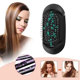 Negativa joner Hårkam Portable Electric Ionic Hairbrush 2.0 Upgrade Scalp Massage Comb Magic Styling Hair Brush Beauty Tool 220728