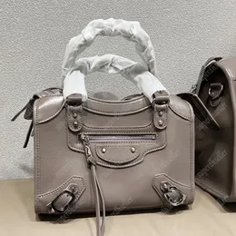 2 rozmiary kobiety luksusowe designerskie torby na ramię Wysokiej jakości torebki skórzana torba motocyklowa mini portfela plisowana torebka Tote
