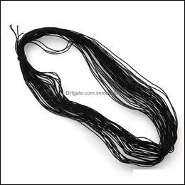 Sztuka i rzemieślnicze Prezenty Home Garden Fashion 1 mm 20m Lot Elastic Rope Elasty Cord Guma nylonowa bransoletka koraliki Strings Paski Acce