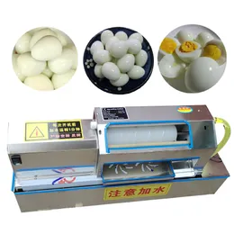 Automatic Boiled Chicken Egg Breaker Sheller Machine Quail Egg Peeling Machine