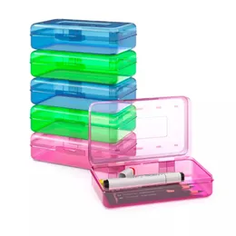 Clear Plastic Pencil Case Pencils Box Large Capacity School Supplies förvaring för skolarrangör