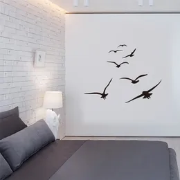 Horc Eine Herde Seebirds Wandaufkleber Wohnzimmer Schlafzimmer Home Hintergrund DIY Dekoration Wandtatt Ausschuss geschnitzte Aufkleber 220727