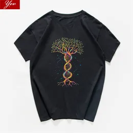 オタク遺伝子ツリーノベルティ皮肉な面白いTシャツメンサイエンス化学生物学地理ストリートウェアTシャツクールティーシャツhomme 220509