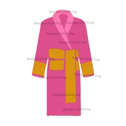 22デザイナーブランド女性のメンズデザイナーラグジュアリークラシックコットンパジャマ着物温かいバスローブホームウェアMサイズローブカーディガンドレスヨーロッパアメリカローブレターシャツ
