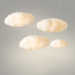 Nordic LED Pendant Light For Children's Bedroom Living Room Dining Cloud Shape Ceiling Chandelier Creative Hanging Lamp