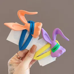 Lovely Sweet Hair Clip contrast Color Rabbit Bunny Ear Hairclip Women Girls Kawaii Barrettes with BB Clips for Kids Hair Accessories 4Color Embellishment