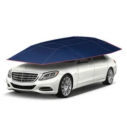 Car Sunshade Roof Sunscreen Heat Insulation Hail Proof Leaves Outdoor Parking Sunshade Mobile Garage Automatic Car Umbrella Fold H250G