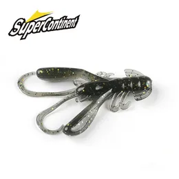 Supercontinent 15pcslot macio isca silicone iscas worm 4cm 16g iscas de pesca atraente camarão odor sal wobbler 220726