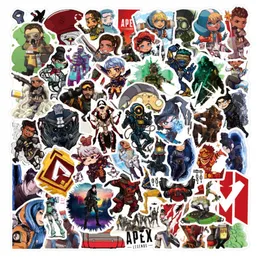 50pcs Game Apex Legends Stickers DIY Waterproof Luggage Skateboard Laptop Guitar Car Wall Cartoon Sticker Decals Kids Toy