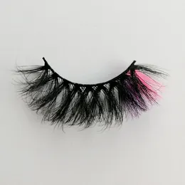 Eye Lash Färgglada Faux Cils Fake Mink Lashes Falska ögonfransar Fluffy Soft Tjock Lash Extension Make Up Tools Skönhet 16 stilar för alternativ