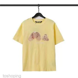 2022 Angel T-shirts Palm Trendy Decapitated Teddy Bear Print Camise