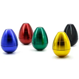 New Special Egg Tumbler Style Herb Grinders Lega di alluminio in metallo Smerigliatrici per fumatori 4 strati 58mm Strumenti per frantumazione del tabacco per Bong di vetro inebriante