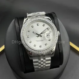 Watchsc - 41mm 36mm automatyczne mechaniczne męskie zegarki Bezel ze stali nierdzewnej diament 31mm 28mm damskie zegarki wodoodporne świecące klasyczne zegarki na rękę