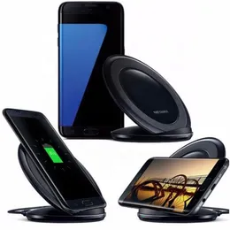 Caricabatterie per telefono wireless Qi Supporto di ricarica rapida da 10 W per iPhone Xs Max X 8 Plus per Samsung S8 / S9 / S7