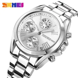 Luxury Quartz Men Fashion Brand SKMEI Quartz Business es Stop Calendar Men's Wrist 2022 New Clock Y220707