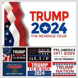 2024 He Flag Will Be Back Make Votes Count Again 3x5 Feet Trump President Election Banner 90x150cm