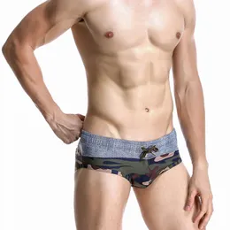 Męskie stroje kąpielowe Summer Gay Spa Bathing Triangle Shorts Męskie pnie pływania
