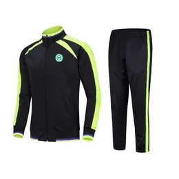 FC Groningen Men's Tracksuits adult Kids Size 22# to 3XL outdoor sports suit jacket long sleeve leisure sports suit