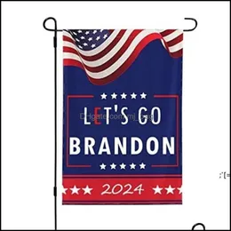 Баннерные флаги Праздничные вечеринки домашние садовые запасы Lets Go Brandon 45x30 MTI Style 2021 FJB Printing Gifts PAA10158 Drop Delivery Nfovw