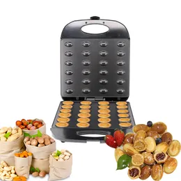 Mini Electric Walnut Cake Maker Automatic Nut Waffle Bread Machine Sandwich Iron Toaster Baking Breakfast Pan Oven