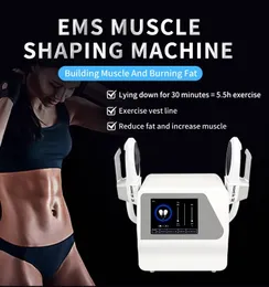 Professional2ハンドルhiemt neo emsilm with rf body slimming build muscle smucle smuctulator buttock hip liftセルライト除去機器