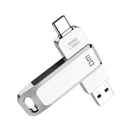 USB 플래시 드라이브 DM PD168 3.0USB C OTG PENDRIVE 128 64 GB XIAOMI REDMI5 SAMSUNG S9 PLUS NOTE 9 메모리 스틱 펜 드라이브