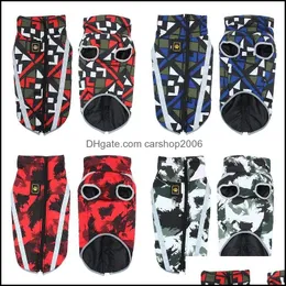 Dog Apparel Supplies Pet Home Garden New Clothes Fall/Winter Warm Reflective For Small Medium Large 4 Colors 9 Sizes Drop Delivery 2021 Z5
