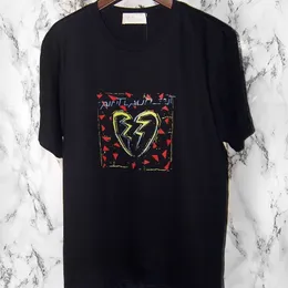 Sommarkvinnor o-hals bomull t-shirt varumärke SL Letter Print Lovers Tee Men Tshirts Female High Quality Casual Plus Size Top 210317