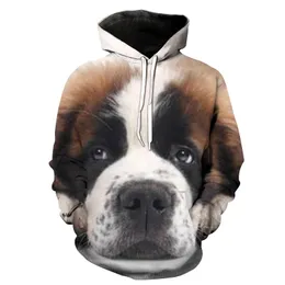 Men's Hoodies & Sweatshirts Cute Dog Dress Up Style Printing Casual Hooded Sweater Men's Women's Sweatshirt Autumn Winter Pullover H