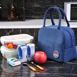 Yalıtımlı Öğle Yemeği Çantası Serin Çantalar Yetişkin Çocuklar İçin Piknik Gıda Saklama Kutusu Tote B1443B