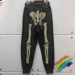 Capital Jogging Pants Män Kvinnor Bästa kvalitet Skeleton Bone Printing Pants Hip-Hop Joggers Drawstring Joggers Capital Pants T220721