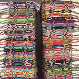 Vintage Bohemian Ethnic Armband flätat bomullsrep manschett armband anklet flerfärgade armband för män kvinnor vänskap gåva 20 st/parti