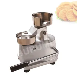 Commercial Hamburger Beef Patty Press Machine Manual Stainless Steel Burger Meat Pie Pressing Forming Machine 15cm