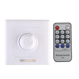 Kızılötesi 14 Kez Triyak Dimmer 110V 220V Knob PWM 0-10V E27 GU10 Dimmmer Ampul/ Spot Işık/ Downlights için LED Dimmer Anahtarı